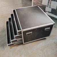 大型抽拉航空箱抽屉收纳箱铝合金仪器运输箱探测设备铝框箱