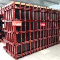 新型剪力墙模板支撑体系_剪力墙支撑_模板支撑_钢结构_钢背楞