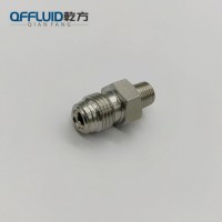BA/EP级VCR直通接头316L不锈钢VCR公头转外丝接头