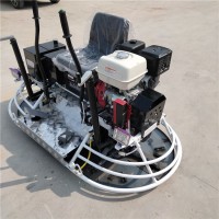 车间混凝土地面座驾式双盘收光机 大圆盘汽油动力磨光机