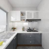 凯米特全屋全铝定制现代简约橱柜整体厨房组装经济型橱柜