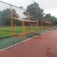 潍坊 体育场防护栏 五人制足球场围栏网 可加工定制