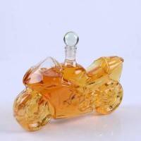 河间华企摩托车酒瓶龙造型玻璃瓶玻璃瓶子定制异形玻璃工艺酒瓶