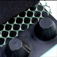 孔道排水凹凸排水板 疏水绿化pe20厚黑色塑料阻根排水板