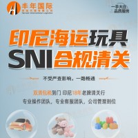 中国玩具出口印尼双清包税到门具备SNI认证物流专线