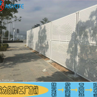 阳江城市建设冲孔板围挡 马路施工护栏 中山镀锌冲孔板定制厂家