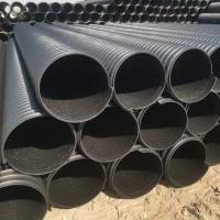 河北厂家现货供应HDPE钢带波纹管 直径800钢衬排水管