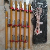 便捷绝缘蜈蚣梯  登高应急抢修立杆梯 单钩直梯