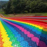 七色彩虹滑道 大型户外游乐项目