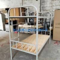 供货1.2米上下铺床肇庆市1米2宽学生床上下铁板床厂家批发