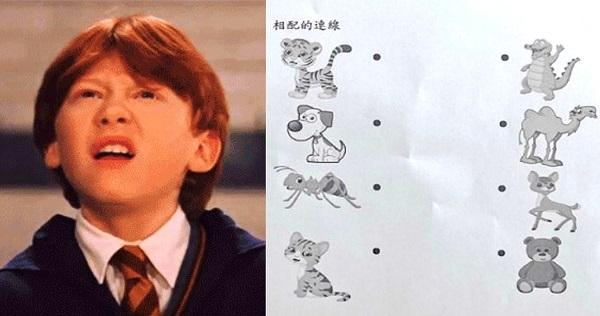 antszone_老师又整学生！网路疯传小学生考题超爆难连连看连家长都一头雾水