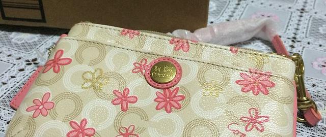 COACH 蔻驰 Waverly Spring Floral 女士手拿包（coach蔻驰女士斜挎包）