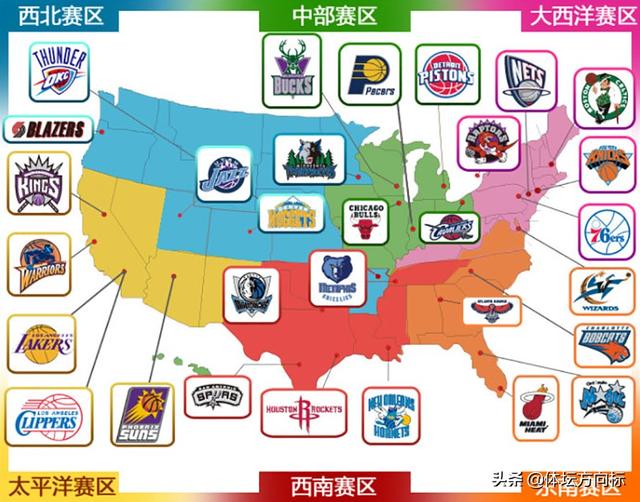 NBA六大赛区实力强弱排名，三张图六段文字解说到位