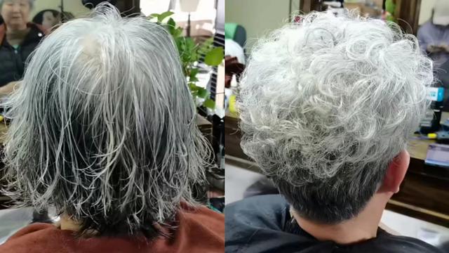 中老年人的发型_女人过了60岁白发很多，烫发和直发哪种更好看？这些发型了解一下