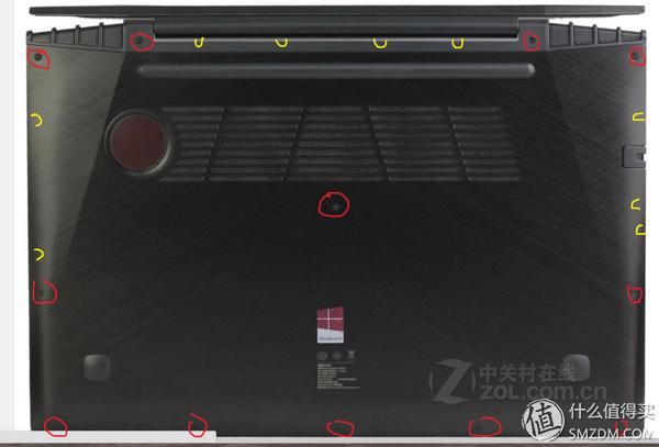 Lenovo 联想 Y50-70 笔记本电脑 拆解清灰及使用感受分享（联想y50拆机清灰教程）