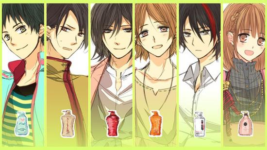 asience_洗发精拟人：啊，今天该钦点谁来帮我洗头好呢？