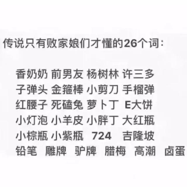 只有资深败家娘们才能看懂的词，快来测测你的败家指数！