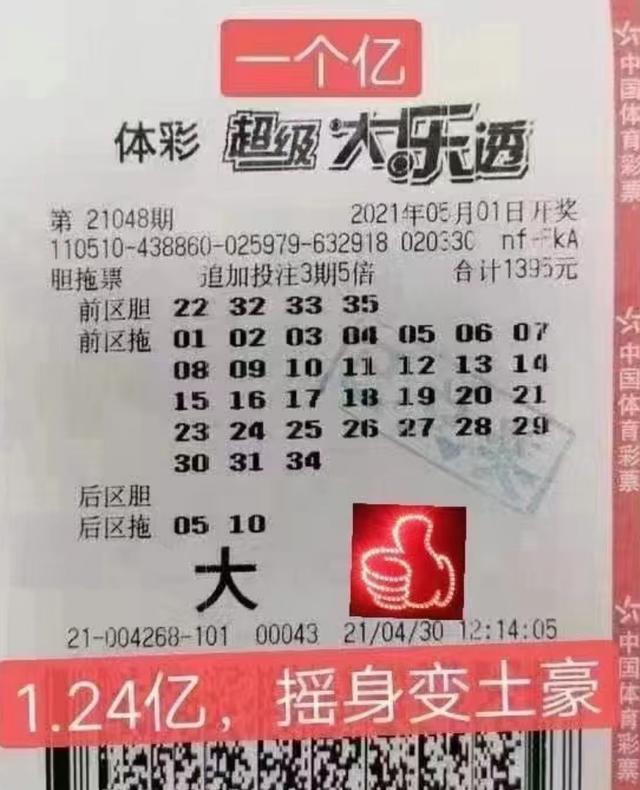 成都1.24亿巨奖实票曝光（成都1.24亿元大奖）