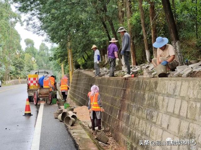 绿美砚山丨砚山盘龙高速出口延长线至机场路段摇身一变绝美绿廊