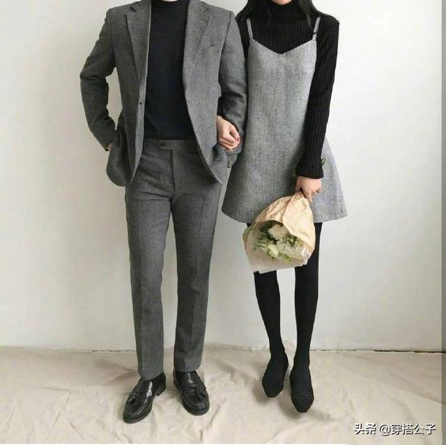冬季情侣装搭配「爱你」（冬装情侣装穿搭）
