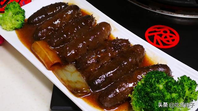 过年做葱烧海参，记住“2煨2炸”，保证葱香浓郁，好吃有嚼劲（海参 葱烧）