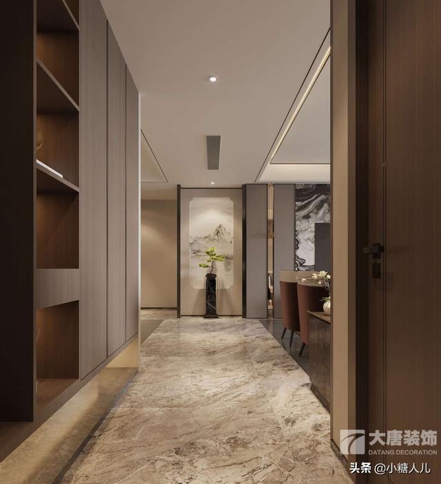 株洲装饰_株洲装修设计：奥园湖畔一号145㎡中式轻奢风格装修案例赏析（株洲简约装修）