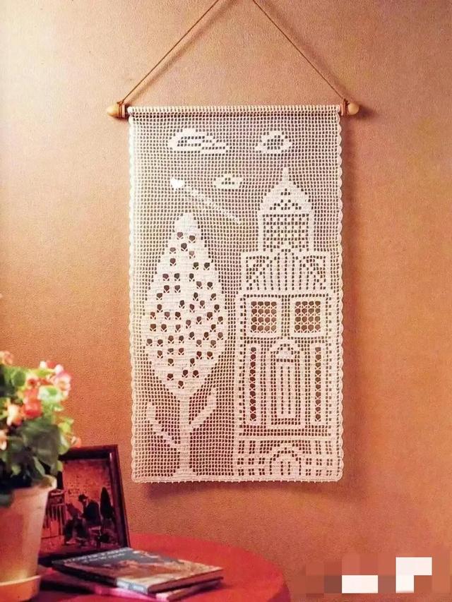 挂毯编织教程_极具装饰性的挂毯（钩织物）（壁毯专用挂钩）