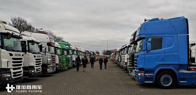 欧洲大型二手卡车市场走一圈，这些二手卡车，运到国内都是宝贝