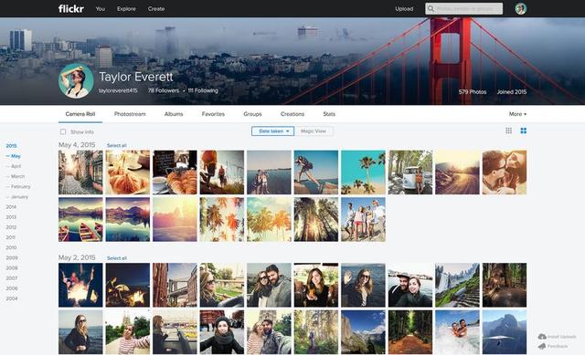 Flickr 4.0 新增图片云管理工具，提供本地在线图片管理一条龙服务（flickr下载图片）