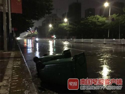 台风“韦帕”进入广西 南宁这两天雨水撒不停（广西刮台风）