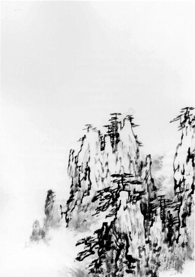图文教程：黄山云海是这样画的