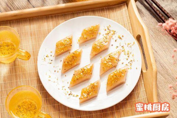 暖冬这道藕粉桂花糕，暖胃暖身又暖心