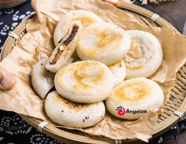 流心芝士豆沙糯米饼，软乎乎香甜可口（平底锅版）