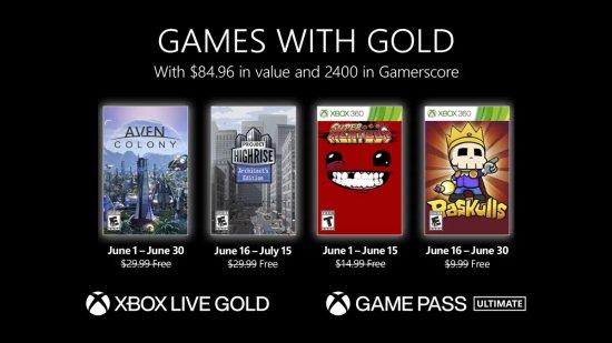 Xbox Live金会员6月会免：《艾文殖民地》等四作（xbox会员pc游戏）
