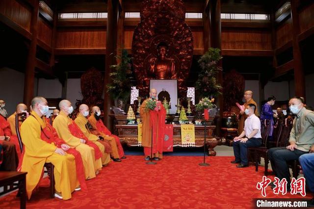 千年古刹古田极乐寺宝殿落成 弘扬圆瑛法师爱国爱教思想
