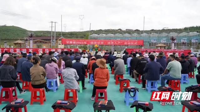 “健康饮茶·送茶入户”白沙溪黑茶走进甘肃甘南州（白沙溪人民黑茶）