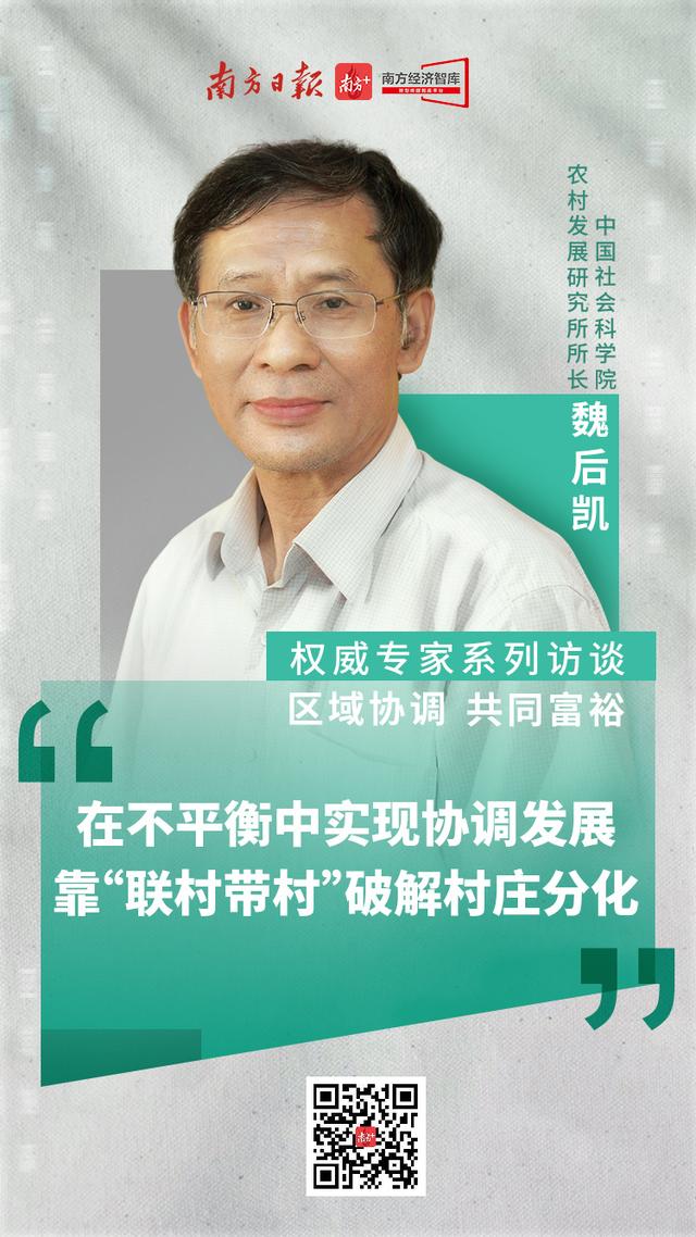 中国社科院农村发展研究所所长魏后凯：探索“联村带村”助农民增收（中国社会科学院农村发展研究所所长）