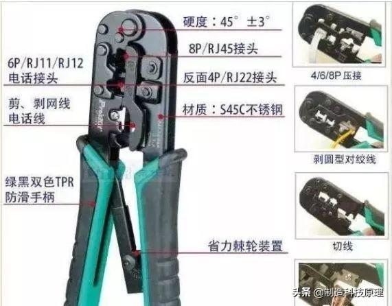 一分钟自制高质量水晶头，如何区分超5类水晶头与6类水晶头？（6类水晶头制作方法）