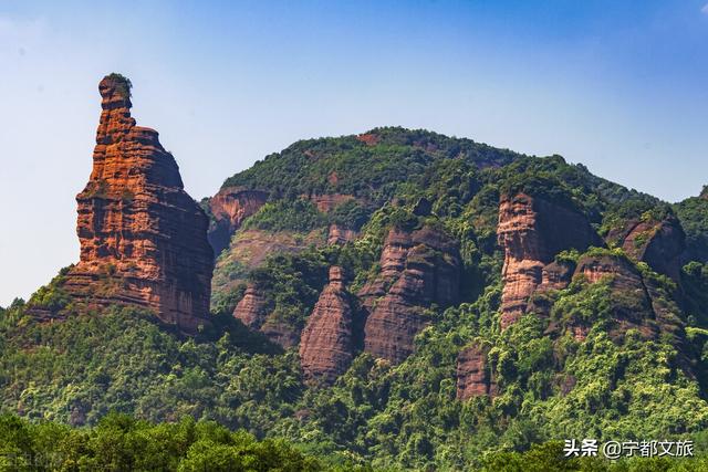 小武当_美丽的丹霞地貌——宁都翠微峰，奇秀无比、美轮美奂，江西这个地方超美！