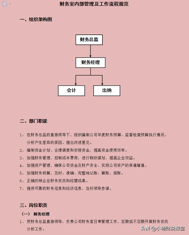 如何制定财务部工作规范？（财务工作更加规范）