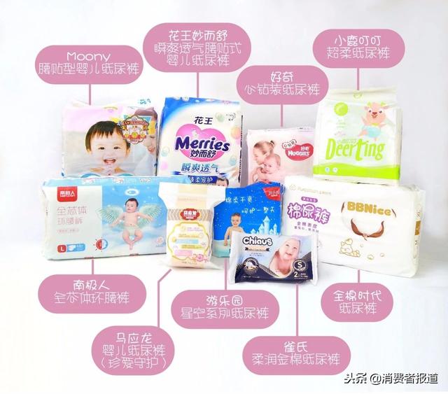 9款纸尿裤测评：好奇等6款可能致敏；全棉时代有滑渗；南极人垫底