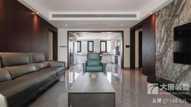 株洲装饰_株洲装修设计：财富湘江140㎡现代风格装修实景赏析（株洲简约装修）